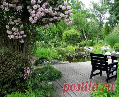 Сад Helen Lanninger. Швеция