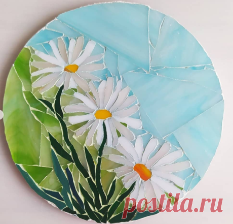 Подставка под горячее от @mosaicart_larissa