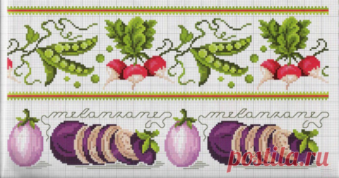 Овощное ассорти: вышитые идеи для кухни Вышивка крестиком — милое дамское занятие, обучиться которому достаточно просто. Все, что нужно иметь: желание, терпение и усидчивость. Они присущи в основном женщинам. Хотя я знаю не только женщин, увлекающихся этим видом творчества, но и мужчин. Вышивание крестиком в наши дни приобрело статус высокооплачиваемой ручной работы. Мастера вышивки создают на ткани уникальные узоры и рисунки для украшения дома.