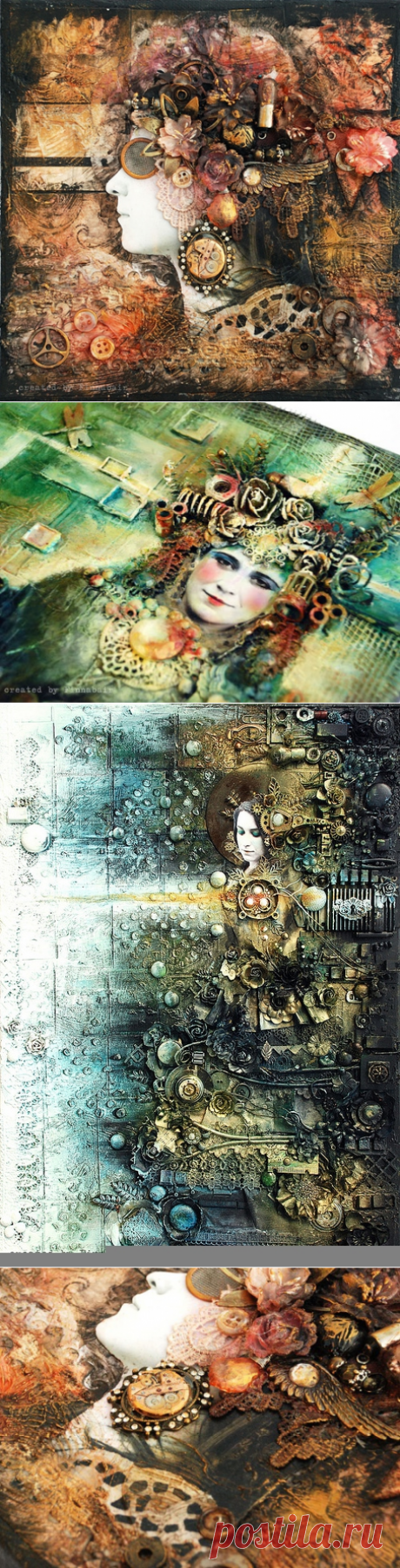 Стимпанк коллажи из компьютерных деталей (10 фото) / Красивые фото / Доза настроения - фото приколы, отдых и все развлечения