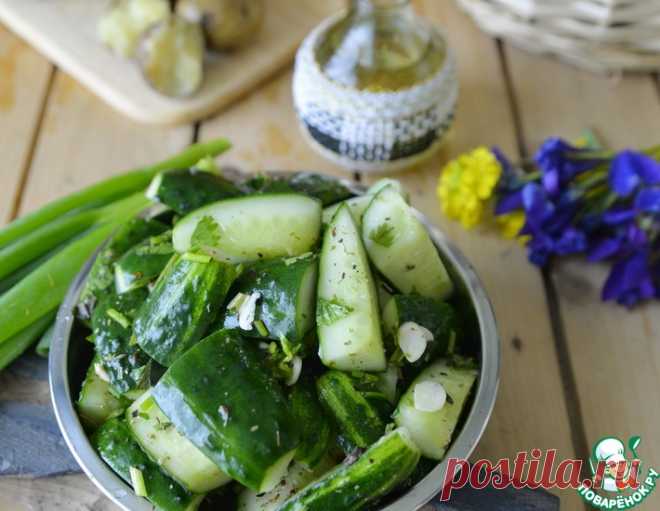 Быстрые маринованные огурцы с мятой – кулинарный рецепт