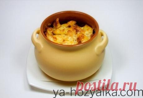 Жаркое из языка в горшочках. Говяжий язык, запеченный в духовке с картофелем
