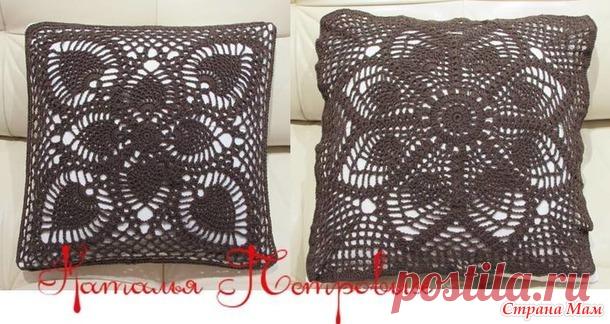 . Наволочки для диванных подушек. - Все в ажуре... (вязание крючком) - Страна Мам