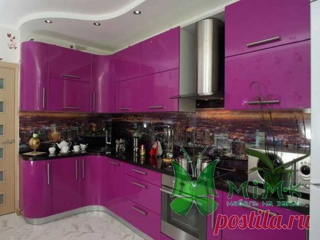 Заказать кухня акрил вариант №58. Индивидуальный кухня акрил вариант №58 на заказ недорого в Киеве по цене от производителя в интернет-магазине MiM-K | Мебель под заказ