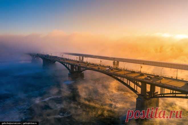 В Новосибирске ещё зима, но очень красиво - медиаплатформа МирТесен