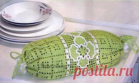 ПОТЕШКА: Вязаная пакетница