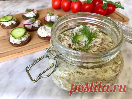 Рийет из скумбрии | Рыбный паштет