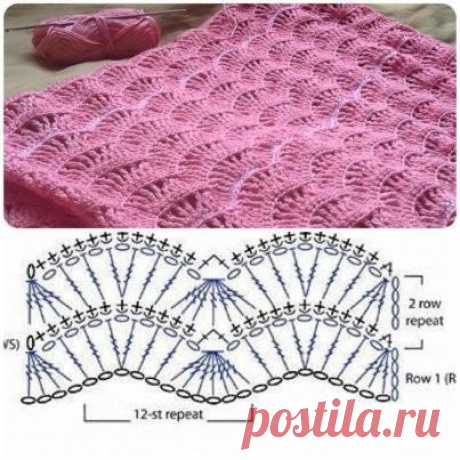 Вязание Узоры крючком