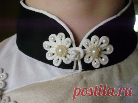 Китайская застежка своими руками