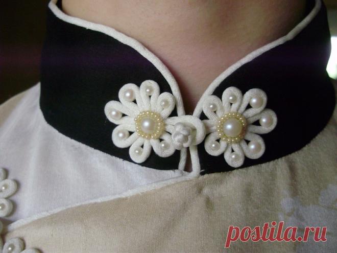 Китайская застежка своими руками