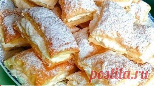 Мини Наполеончики за 30 минут из 3х ингредиентов | Бухарская Кухня | Дзен