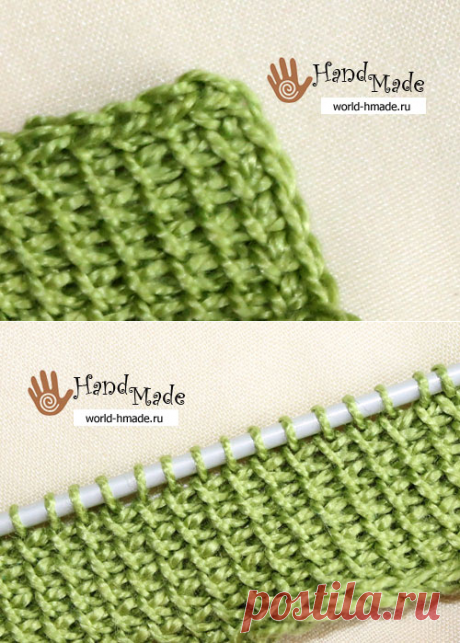 Тунисское вязание для начинающих - мк