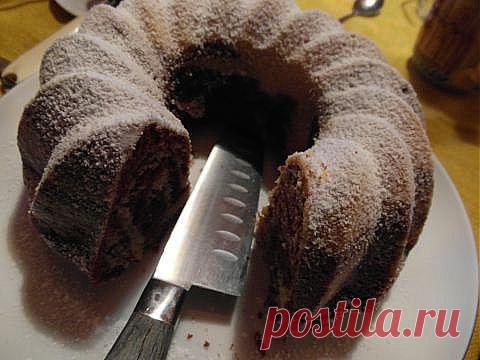 Мраморный кекс (в духовке и в мультиварке) | 4vkusa.ru