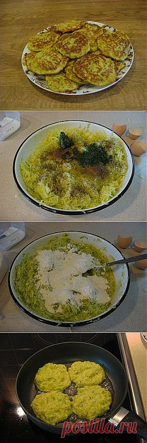 Оладьи из кабачков - Простые рецепты Овкусе.ру