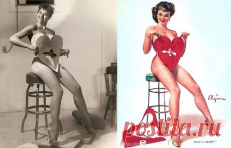 Как выглядели девушки с плакатов Pin-Up в реальности