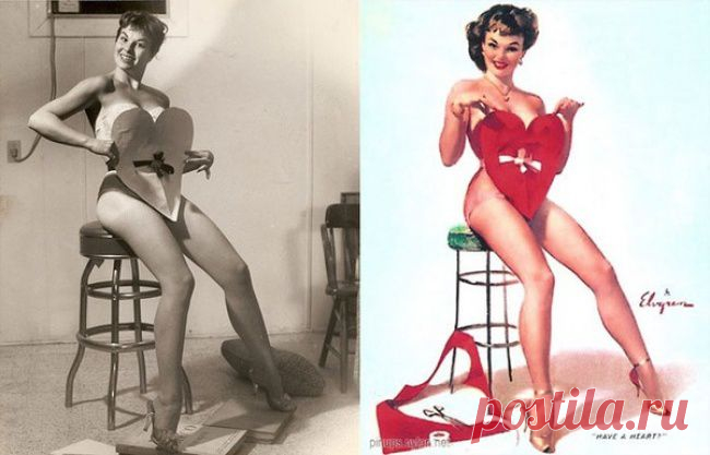 Как выглядели девушки с плакатов Pin-Up в реальности