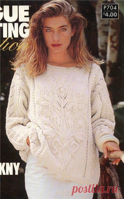 Вязание джемпера Sophisticate, Vogue Knitting Вязание джемпера Sophisticate, Vogue Knitting, с переводом описания вязания джемпера с английского языка.