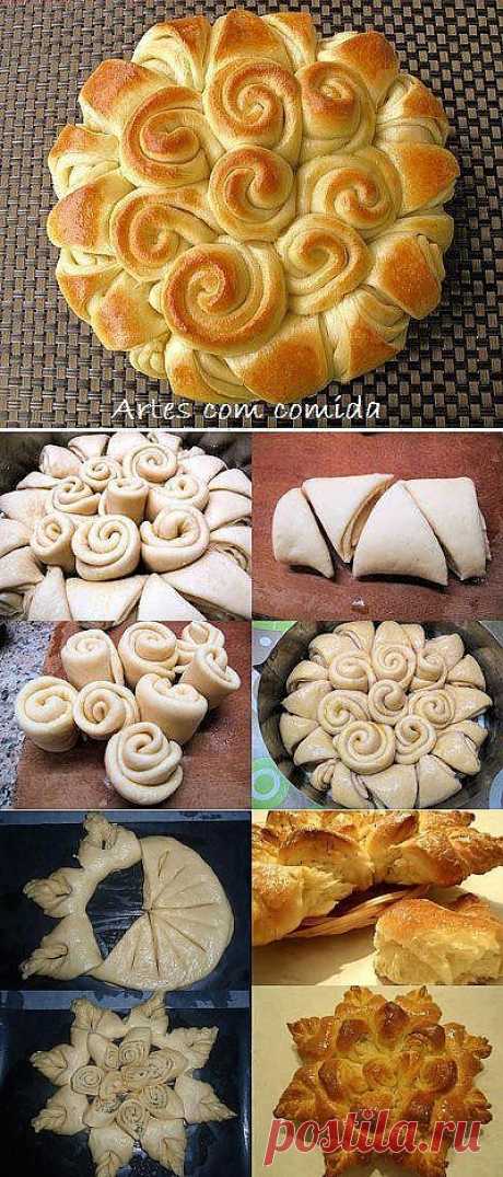 Формование теста для пирогов, пирожков и т.д. Мастер-классы.