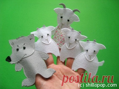 Развивающие игрушки от Shill O'POP » Волк и семеро козлят