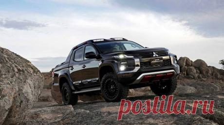 Mitsubishi Triton Absolute Concept 2019 - экстримальная версия пикапа на базе L200 - цена, фото, технические характеристики, авто новинки 2018-2019 года