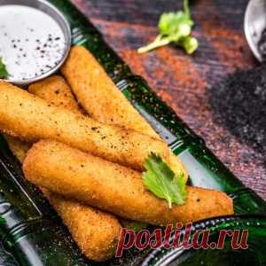 Жареные палочки из пшенной каши