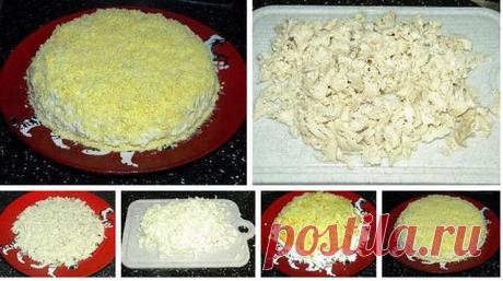 Салат "Нежная курочка"