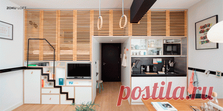 10 доказательств того, что малогабаритка – это не проблема | Свежие идеи дизайна интерьеров, декора, архитектуры на InMyRoom.ru