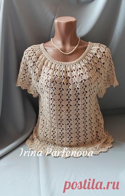 Вязаный топ