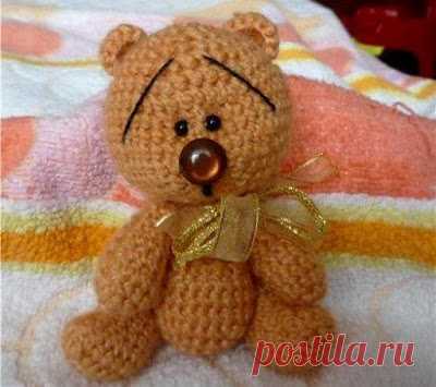 1000 схем амигуруми на русском: Медвежонок крючком