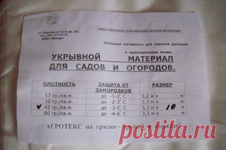 Укрывной материал для растений: виды и критерии выбора