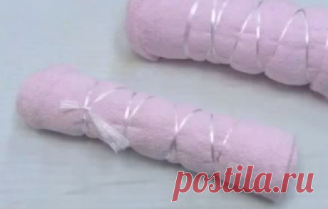 Похудение с помощью валика из полотенца