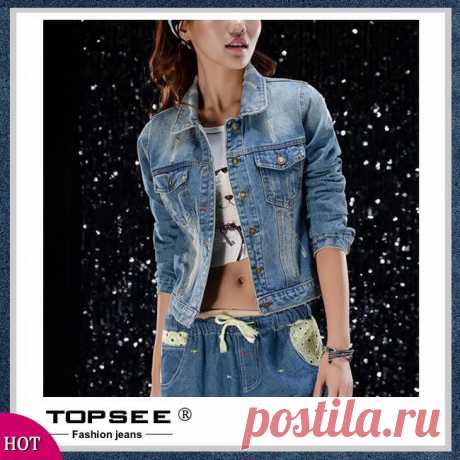 Basic Jackets Picture - More Detailed Picture about 2015 New Women Fashion Slim Denim Jackets Classical Long Sleeve Outwear Jeans Short Coat c3111 Picture in Basic Jackets from Topsee Fashion | Aliexpress.com | Alibaba Group