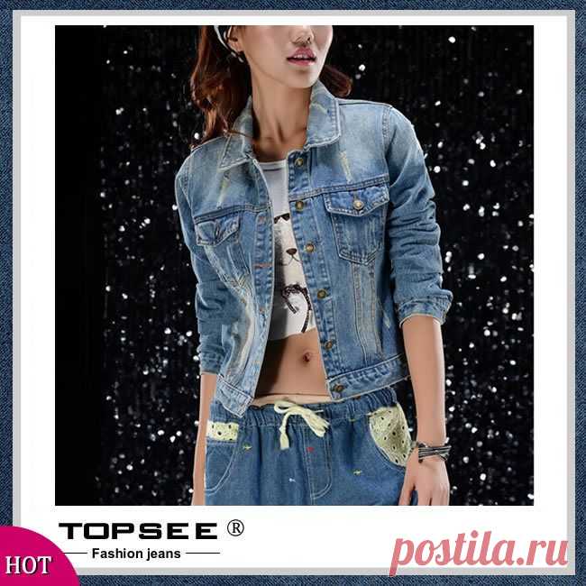 Basic Jackets Picture - More Detailed Picture about 2015 New Women Fashion Slim Denim Jackets Classical Long Sleeve Outwear Jeans Short Coat c3111 Picture in Basic Jackets from Topsee Fashion | Aliexpress.com | Alibaba Group