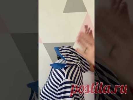 Модное Платье в полоску без выкройки за один вечер. Простейшее построение по двум меркам