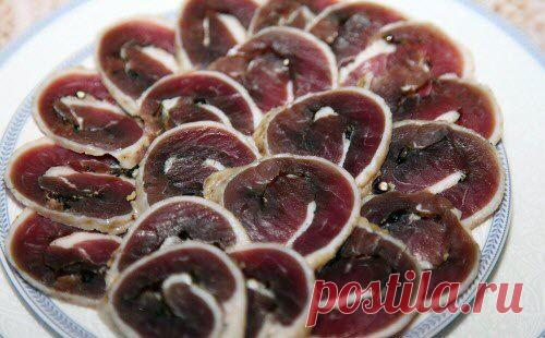 Вяленые утиные грудки