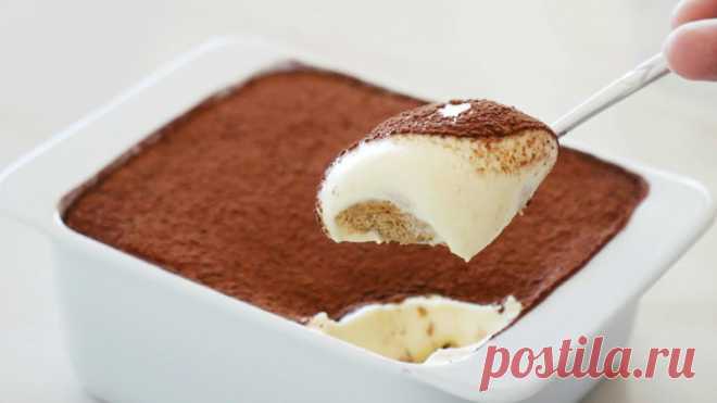 Тирамису с большим количеством крема — вкуснее, чем в ресторане