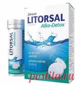 Litorsal Alko-Detox x 10 effervescent tablets The product is recommended for use as support for the body the next day after drinking alcohol. Dietary supplement Litorsal Alko-Detox UK supplements