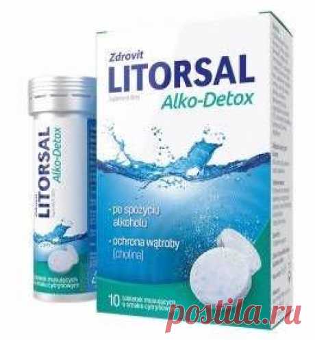 Litorsal Alko-Detox x 10 effervescent tablets The product is recommended for use as support for the body the next day after drinking alcohol. Dietary supplement Litorsal Alko-Detox UK supplements