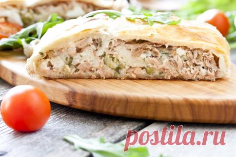 Шикарный рыбный пирог со слоеным тестом - Вкусные рецепты - медиаплатформа МирТесен