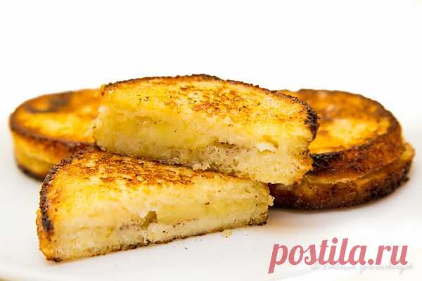 Любопытный повар - Croque-monsieur/ Сандвич с бананом и корицей