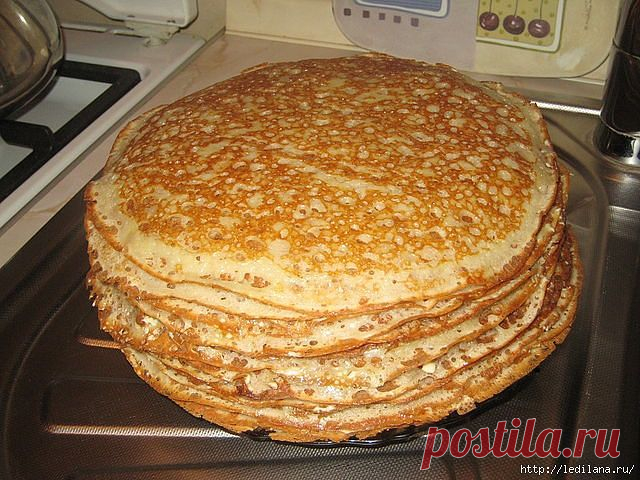 Рецепт настоящих русских блинов