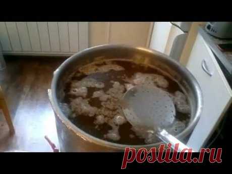 ▶ Виски в домашних условиях. Варим сусло для односолодового виски - YouTube