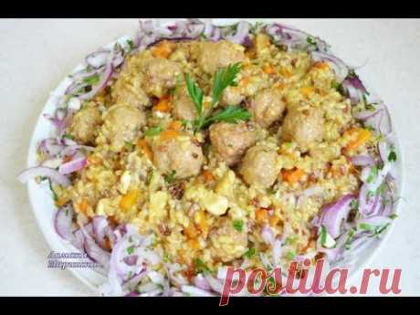 Вкуснятина из риса и фарша