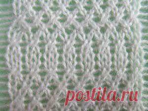 Образец вязания №11 "Плетенка"