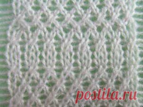 Образец вязания №11 "Плетенка"