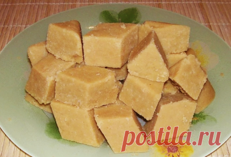 "Халва из муки" -домашний рецепт просто и вкусно