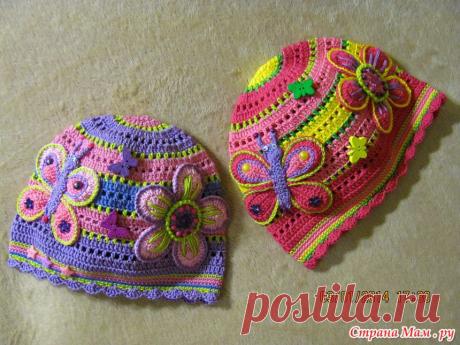 Шапочки &quot; Весенее настроение &quot; - В.Г.У. - Вязаные Головные Уборы - Страна Мам