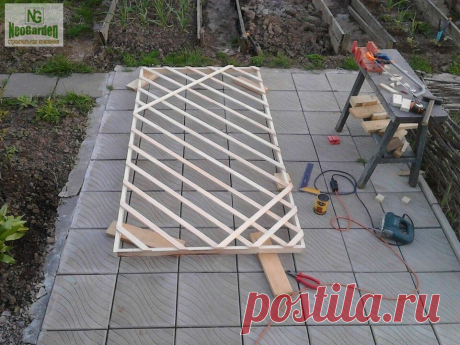 Пергола или шпалера для вьющихся растений — DIYIdeas