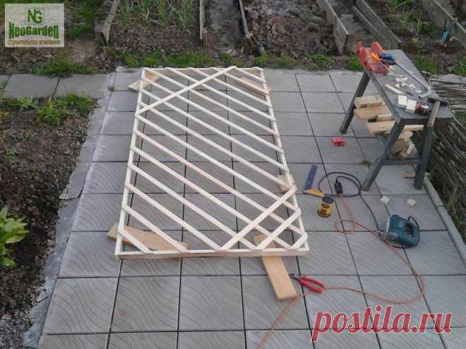 Пергола или шпалера для вьющихся растений — DIYIdeas