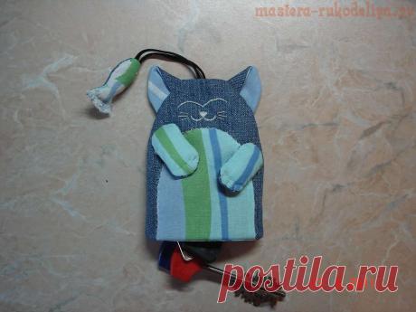 Мастера рукоделия - рукоделие для дома. Бесплатные мастер-классы, фото и видео уроки - Мастер-класс по шитью: Ключница Котик